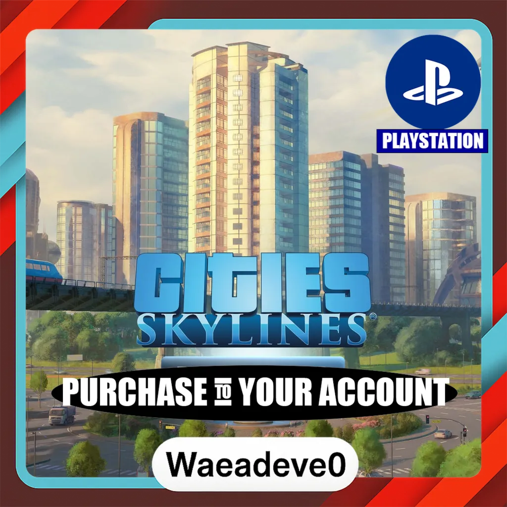Cities: Skylines - Remastered – PlayStation (PSN) – Purchase in Your Account