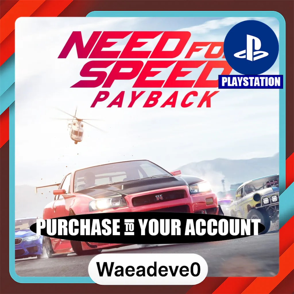 Need for Speed™ Payback – PlayStation (PSN) – Purchase in Your Account