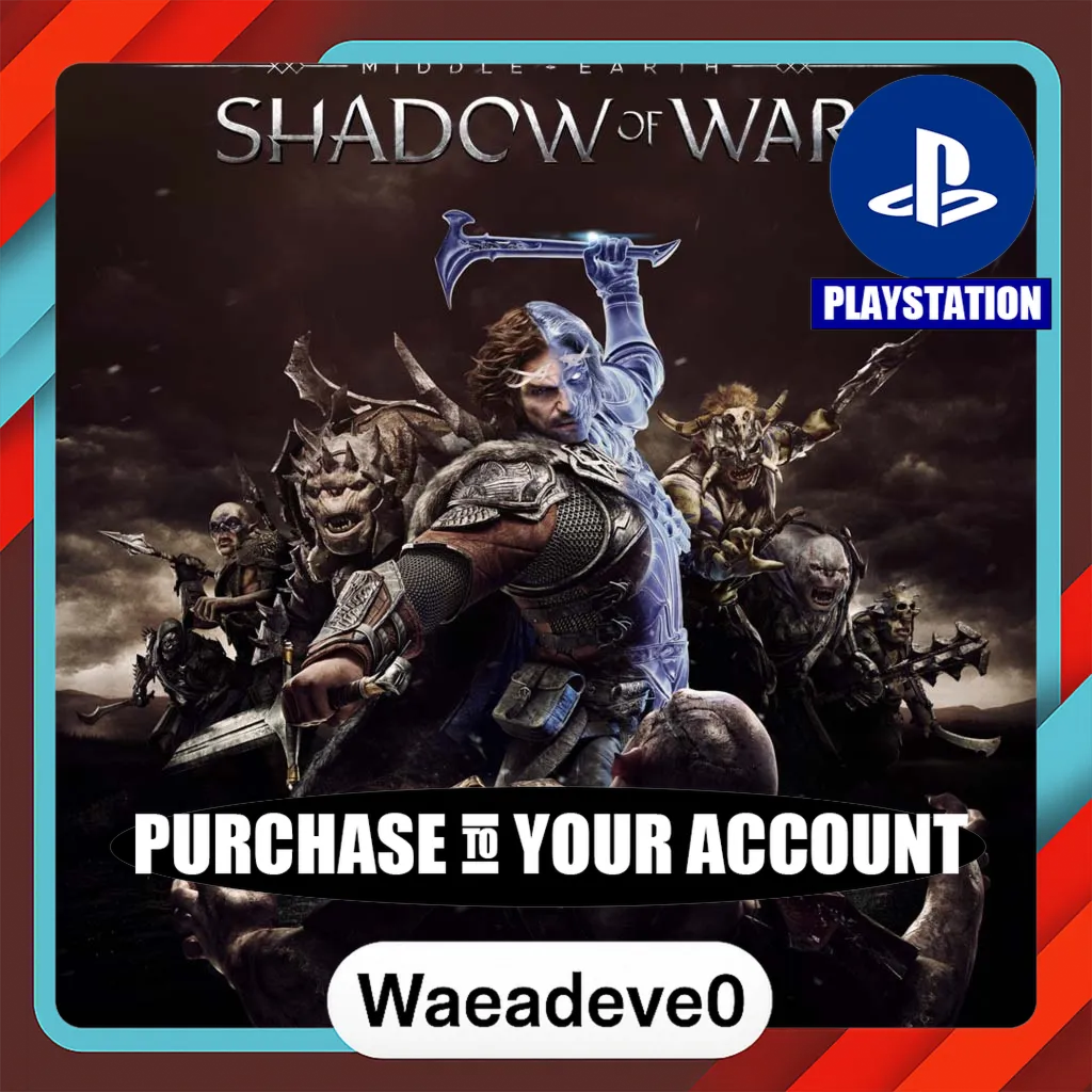 Middle-earth™: Shadow of War™ – PlayStation (PSN) – Purchase in Your Account