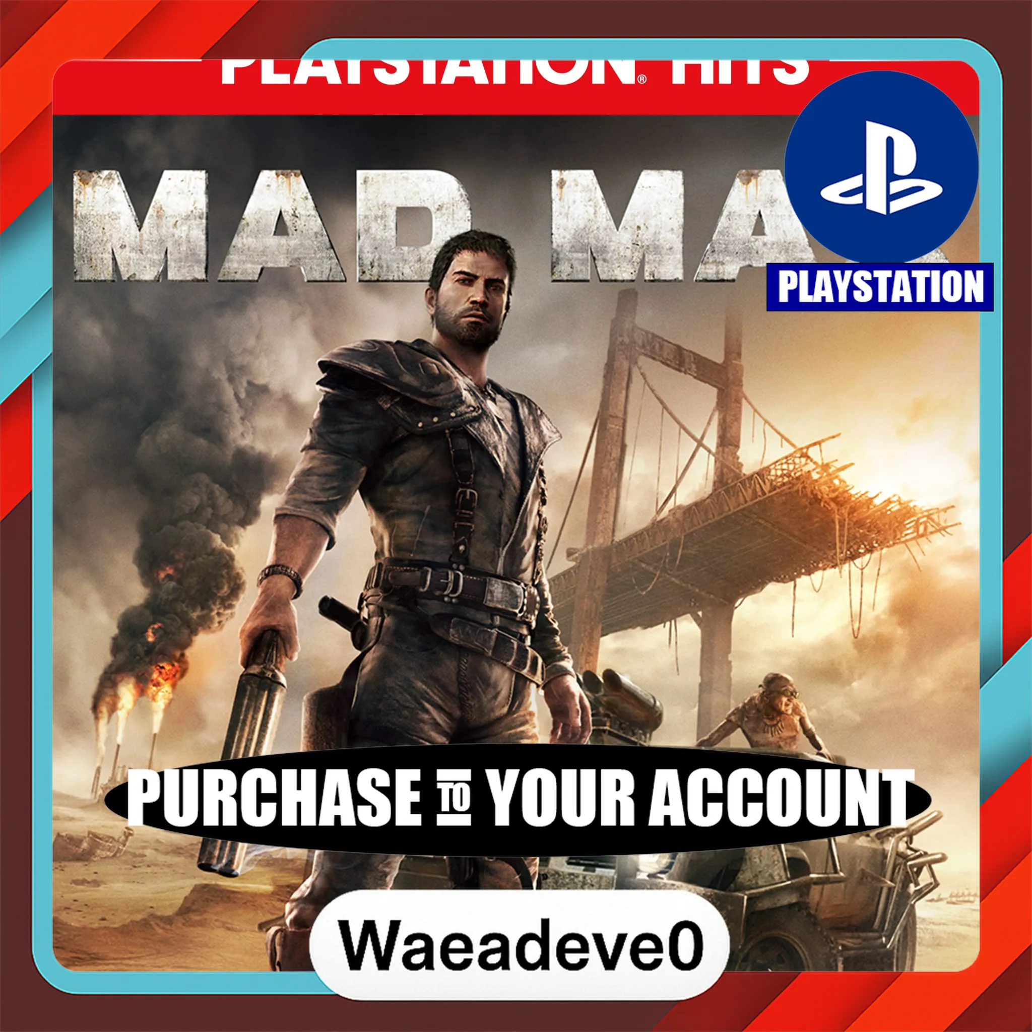 Mad Max – PlayStation (PSN) – Purchase in Your Account