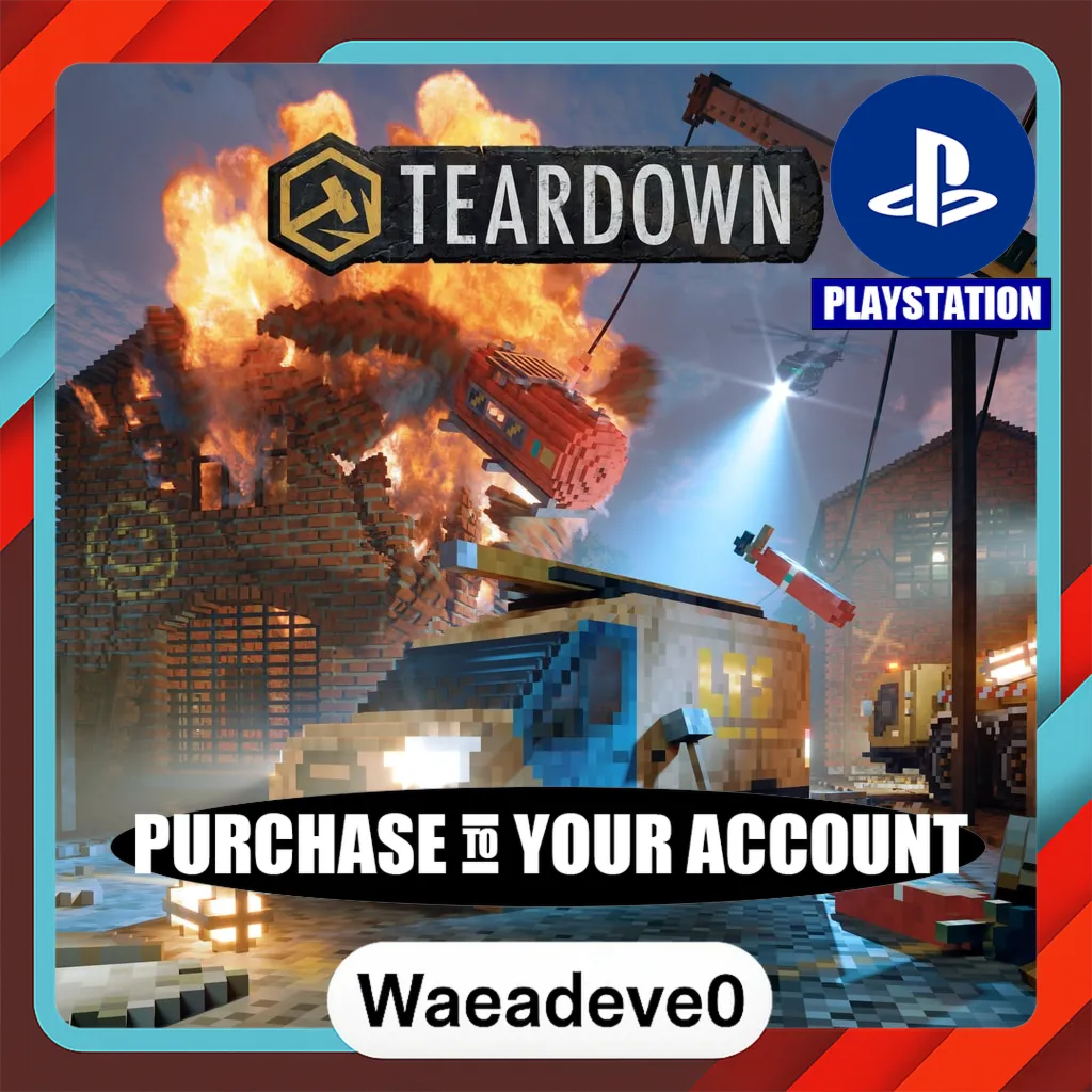 Teardown – PlayStation (PSN) – Purchase in Your Account