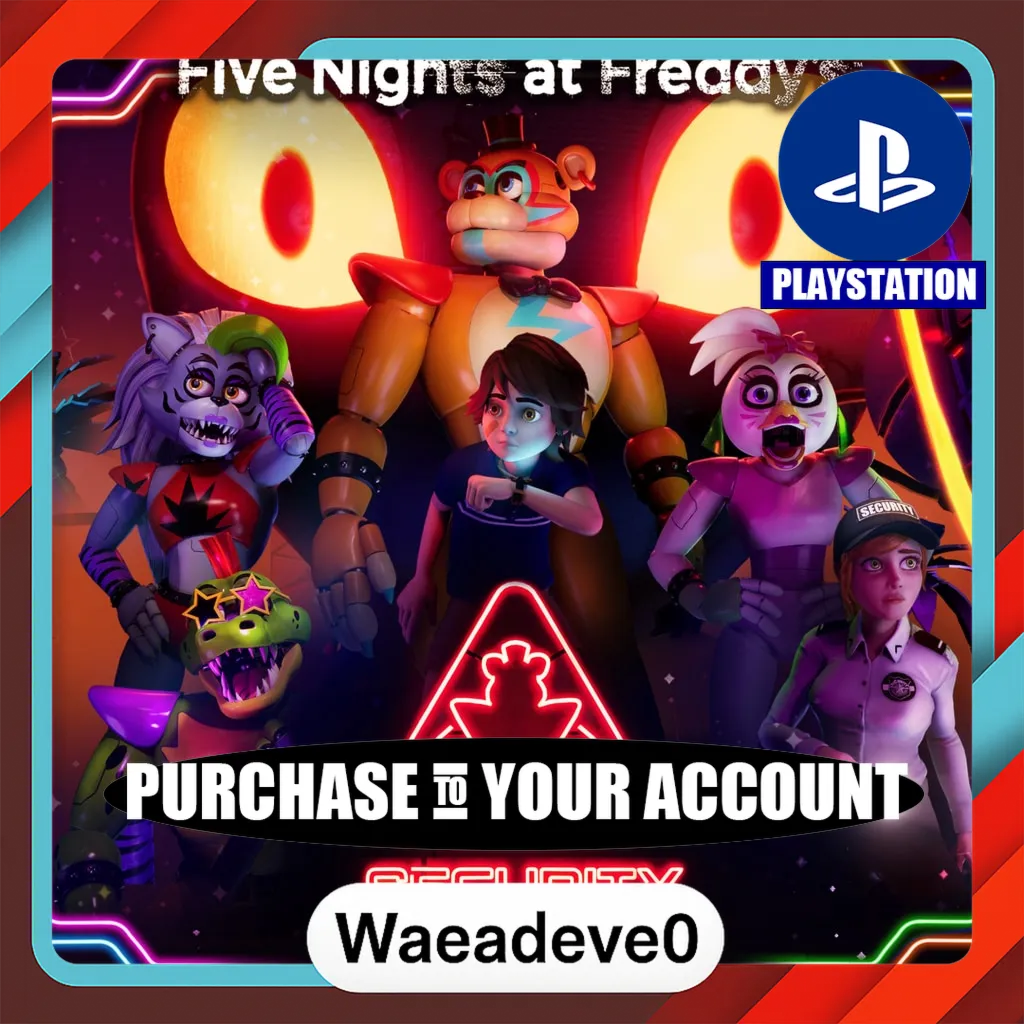 Five Nights at Freddy's: Security Breach – PlayStation (PSN) – Purchase in Your Accou