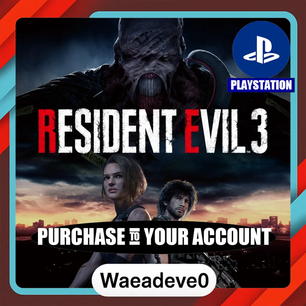 RESIDENT EVIL 3 – PlayStation (PSN) – Purchase in Your Account