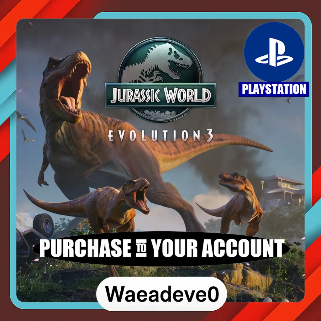 Jurassic World Evolution 3 – PlayStation (PSN) – Purchase in Your Account