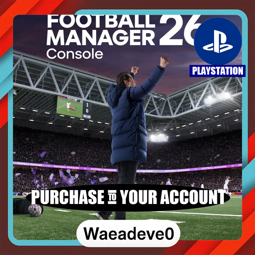 Football Manager 26 Console – PlayStation (PSN) – Purchase in Your Account