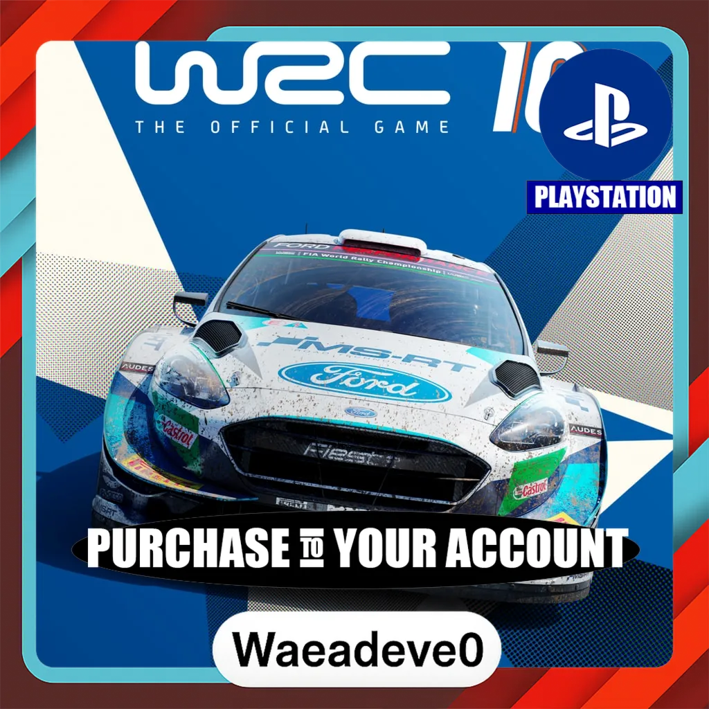 WRC 10 FIA World Rally Championship – PlayStation (PSN) – Purchase in Your Account