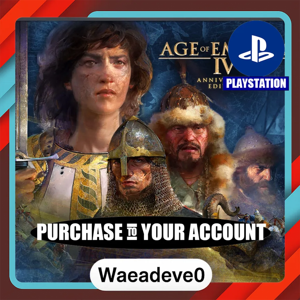 Age of Empires IV: Anniversary Edition – PlayStation (PSN) – Purchase in Your Account