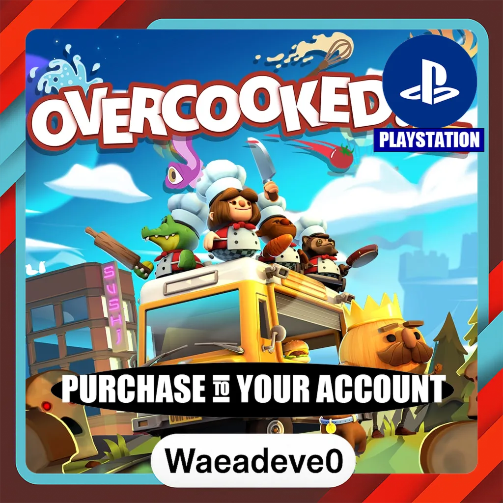 Overcooked! 2 – PlayStation (PSN) – Purchase in Your Account