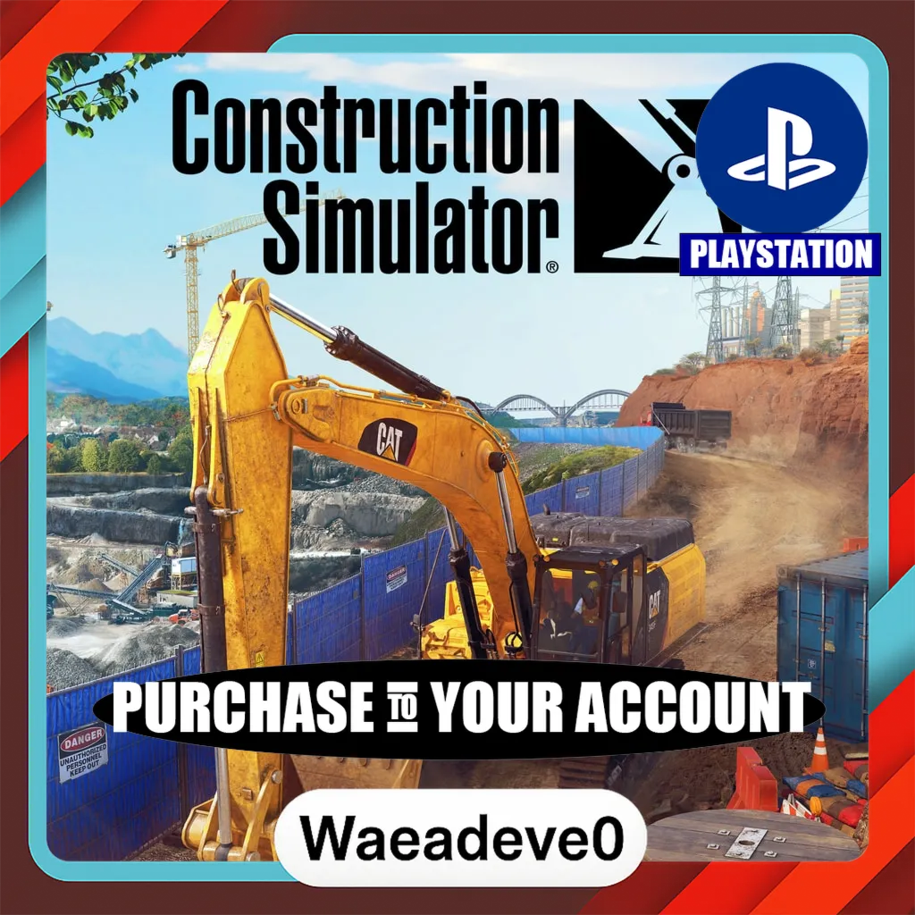 Construction Simulator – PlayStation (PSN) – Purchase in Your Account