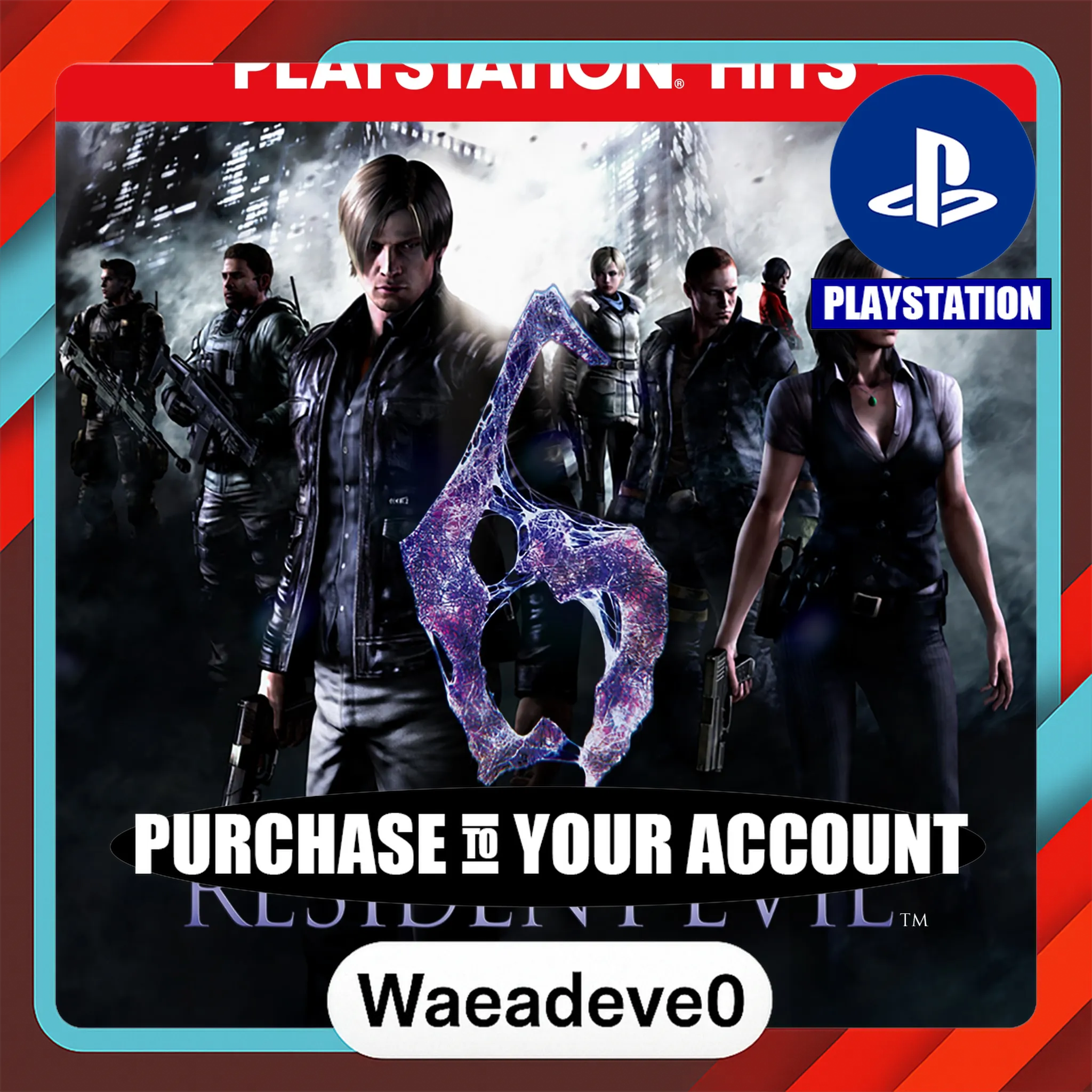Resident Evil 6 – PlayStation (PSN) – Purchase in Your Account