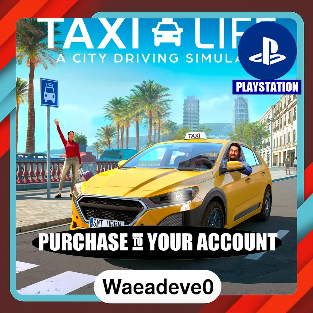 Taxi Life: A City Driving Simulator – PlayStation (PSN) – Purchase in Your Account