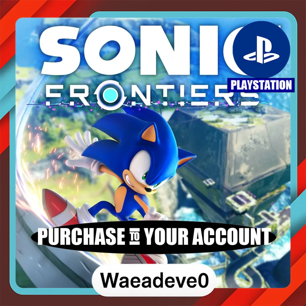 Sonic Frontiers PS4 & PS5 – PlayStation (PSN) – Purchase in Your Account