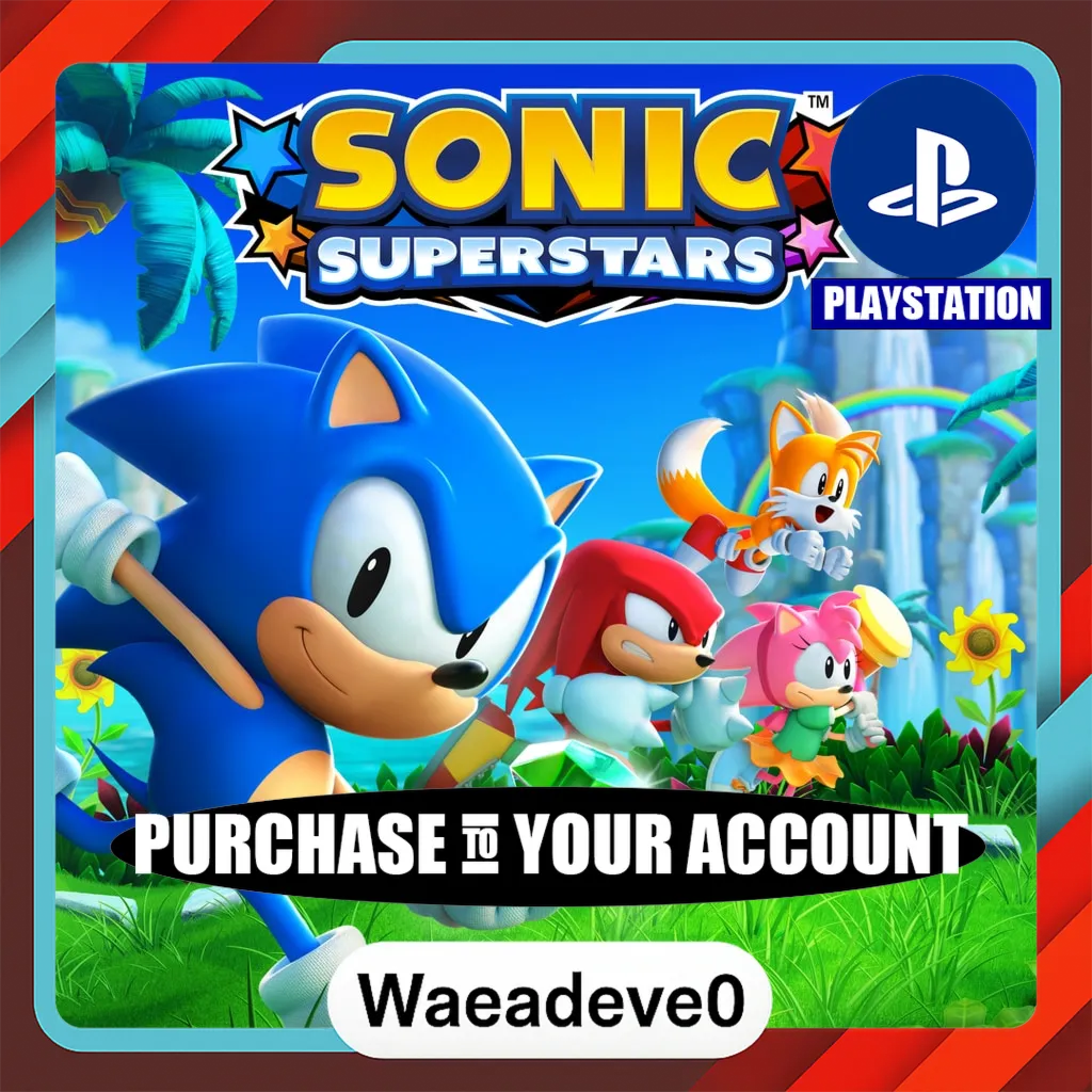 SONIC SUPERSTARS – PlayStation (PSN) – Purchase in Your Account