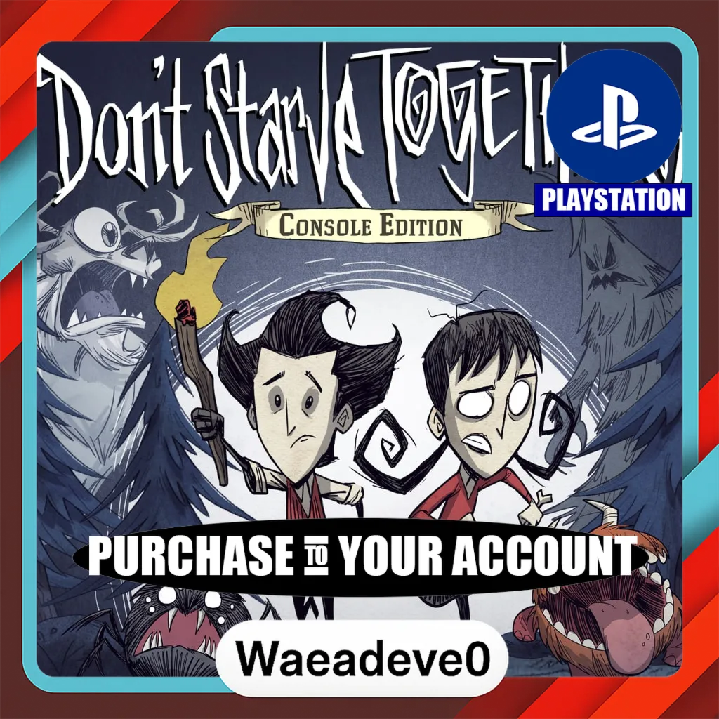 Don't Starve Together: Console Edition – PlayStation (PSN) – Purchase in Your Account