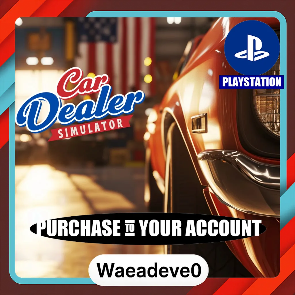 Car Dealer Simulator – PlayStation (PSN) – Purchase in Your Account