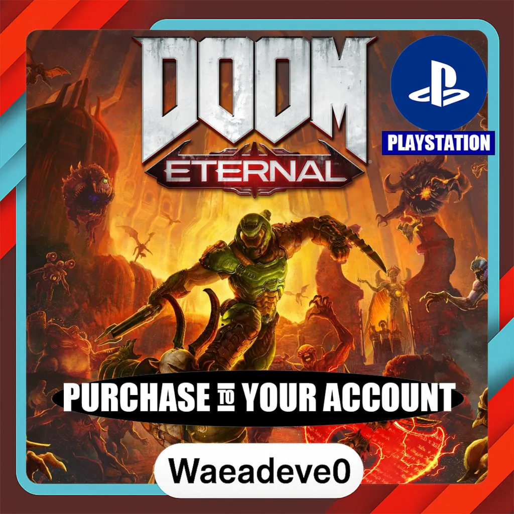 DOOM Eternal Standard Edition – PlayStation (PSN) – Purchase in Your Account