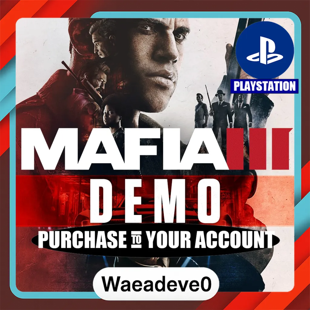 Mafia III – PlayStation (PSN) – Purchase in Your Account