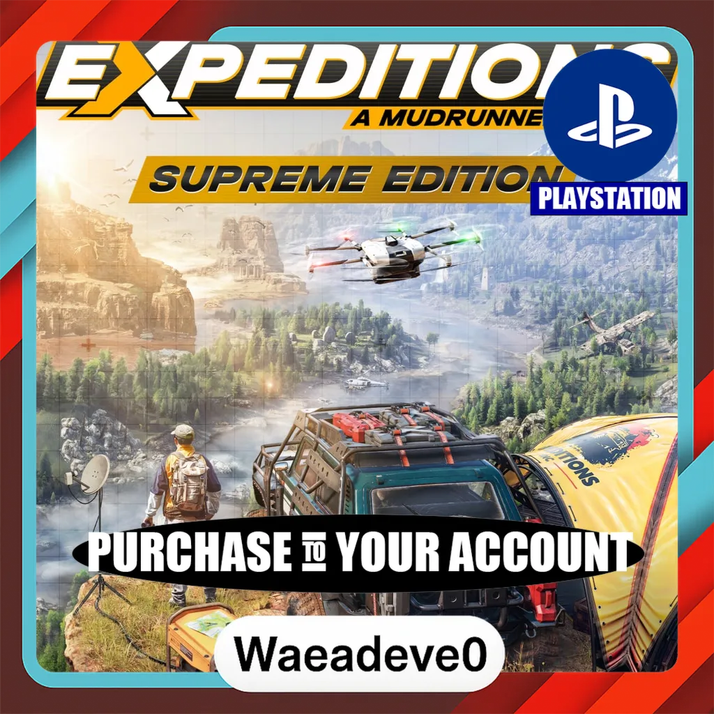 Expeditions: A MudRunner Game - Supreme Edition (PS4 & PS5) – PlayStation (PSN) – Pur