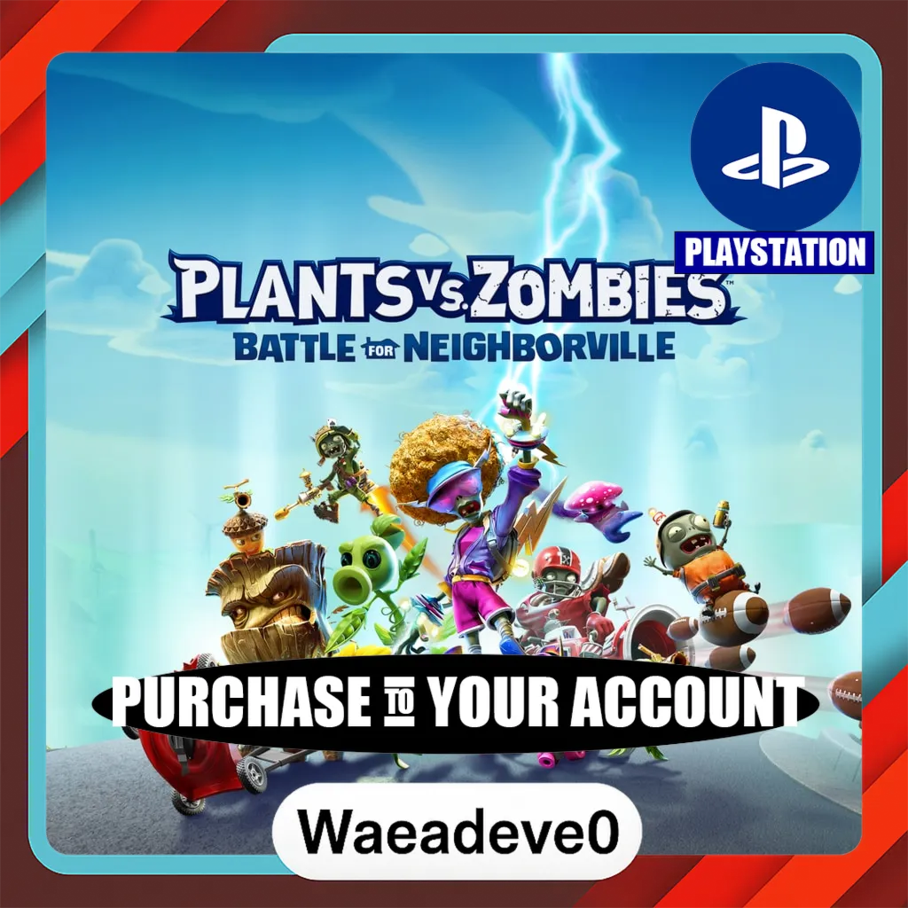 Plants vs. Zombies: Battle for Neighborville™ – PlayStation (PSN) – Purchase in Your 