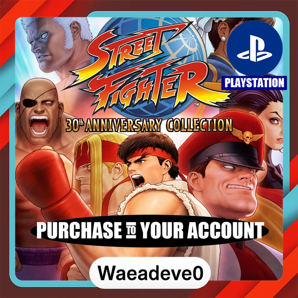 Street Fighter 30th Anniversary Collection – PlayStation (PSN) – Purchase in Your Acc