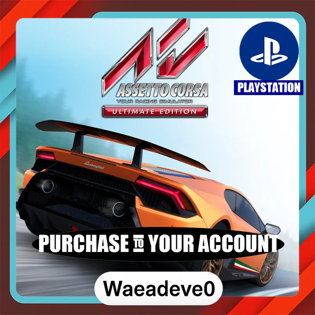 Assetto Corsa Ultimate Edition – PlayStation (PSN) – Purchase in Your Account