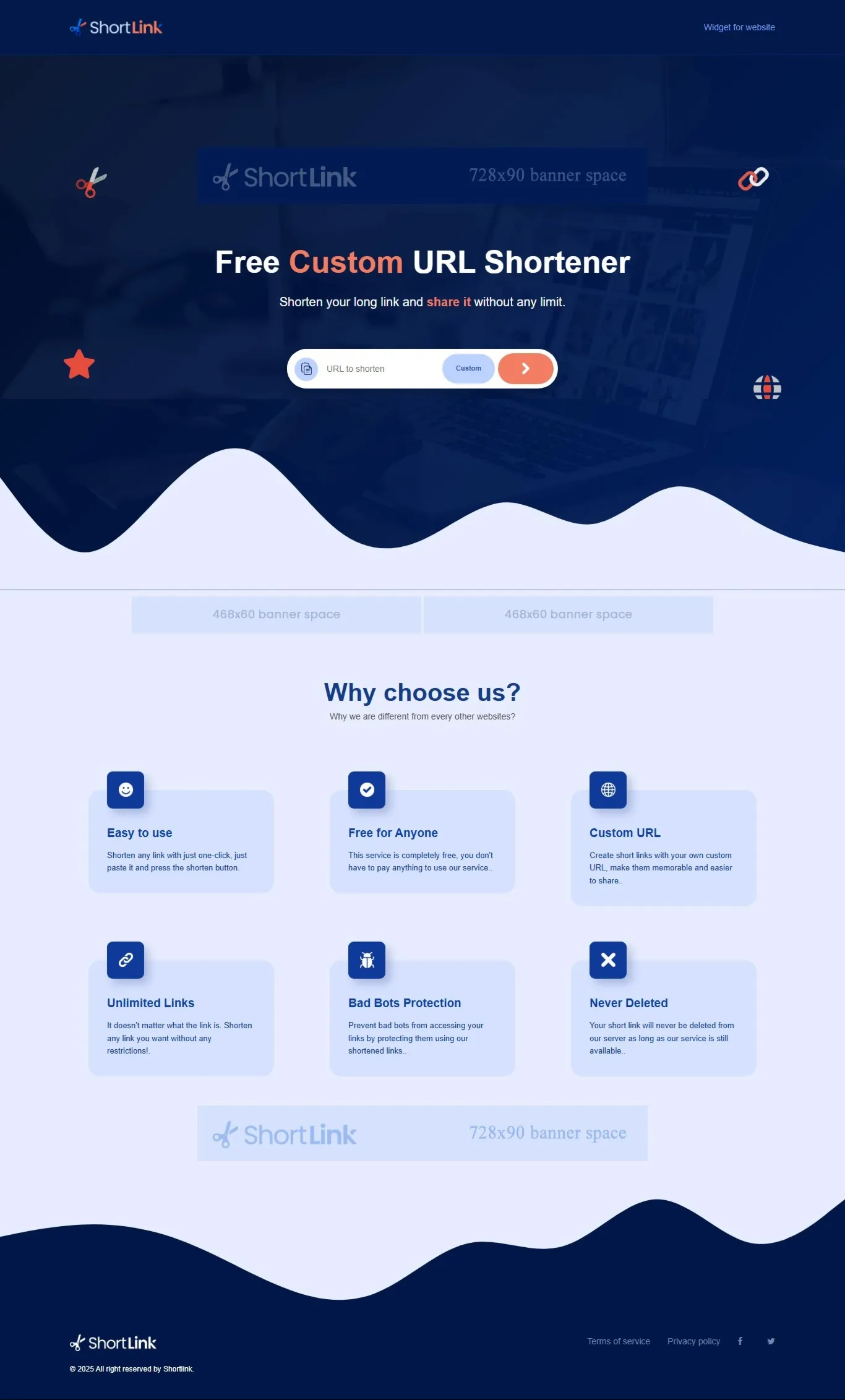 Сервис коротких ссылок