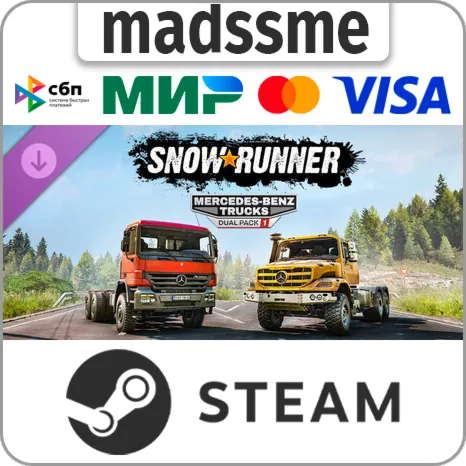 SnowRunner - Mercedes-Benz Trucks Dual Pack 1 * RU/KZ/СНГ/TR/AR * DLC * STEAM  АВТО