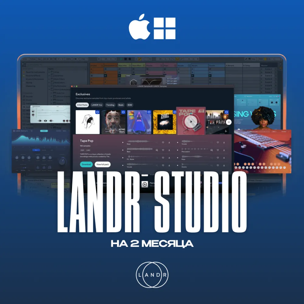 LANDR Standard [2 МЕСЯЦА] Подписка