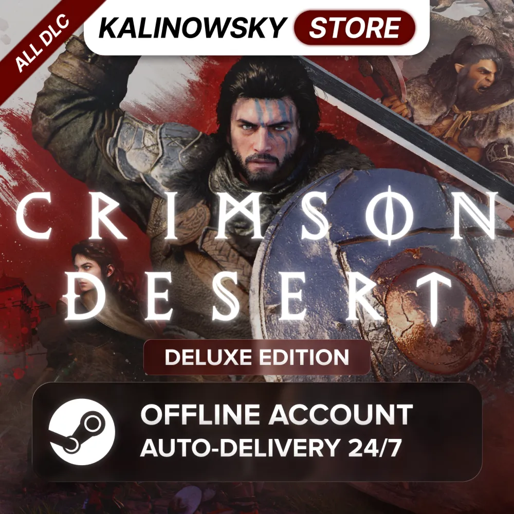 ⭐CRIMSON DESERT DELUXE + ВСЕ DLC · БЕЗ ОЧЕРЕДИ · АВТО 24/7