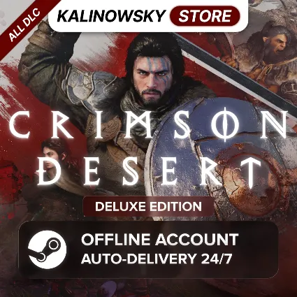 ⭐ CRIMSON DESERT DELUXE + ВСЕ DLC · БЕЗ ОЧЕРЕДИ · АВТО 24/7