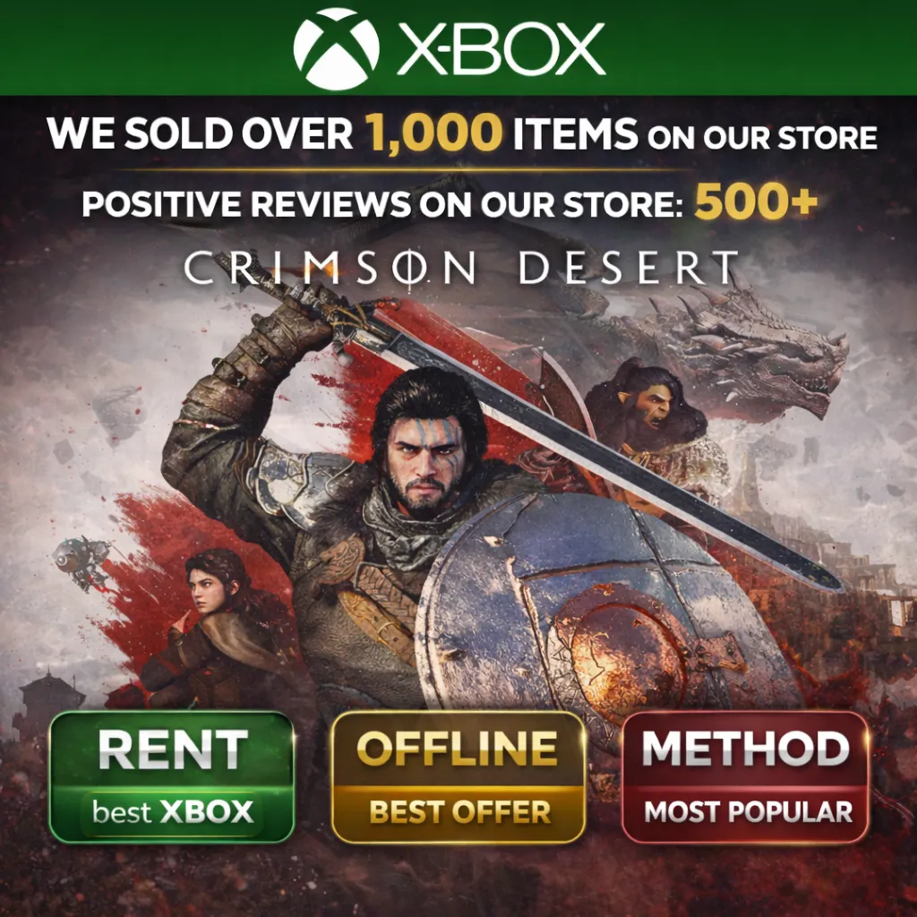 Crimson Desert | XBOX | Аренда | Дом в офлайн-режиме | Онлайн-метод |  Глобальный