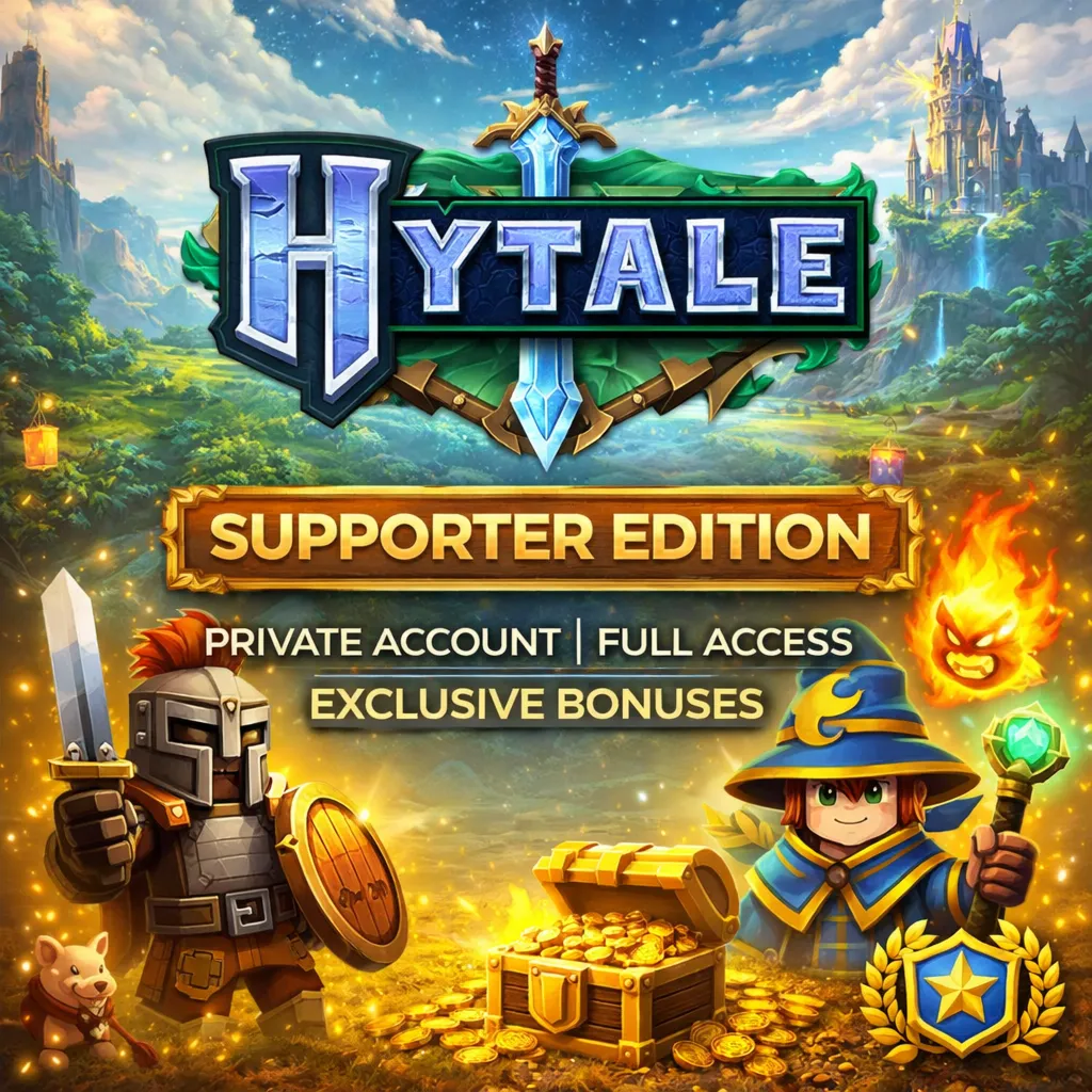 HYTALE SUPPORTER EDITION | PRIVATE ACCOUNT | FULL ACCESS