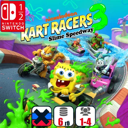 Nickelodeon Kart Racers 3: Slime Speedway | Nintendo Switch 1/2