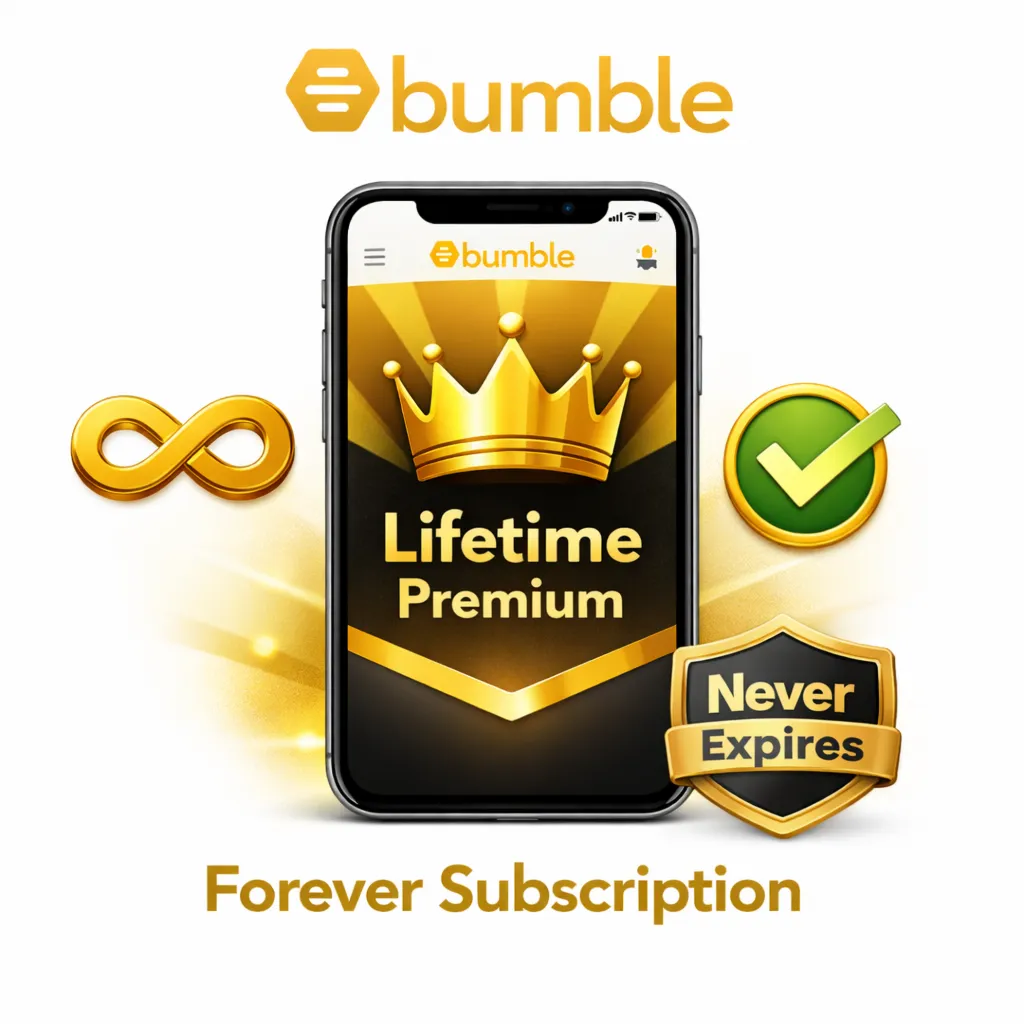 Bumble Premium Lifetime Upgrade – Бессрочная подписка на Ваш аккаунт