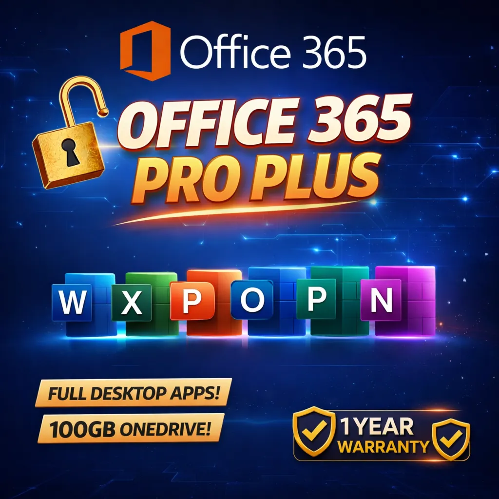 Office 365 Pro Plus с доступом на 1 год – Word, Excel, PowerPoint - Авто