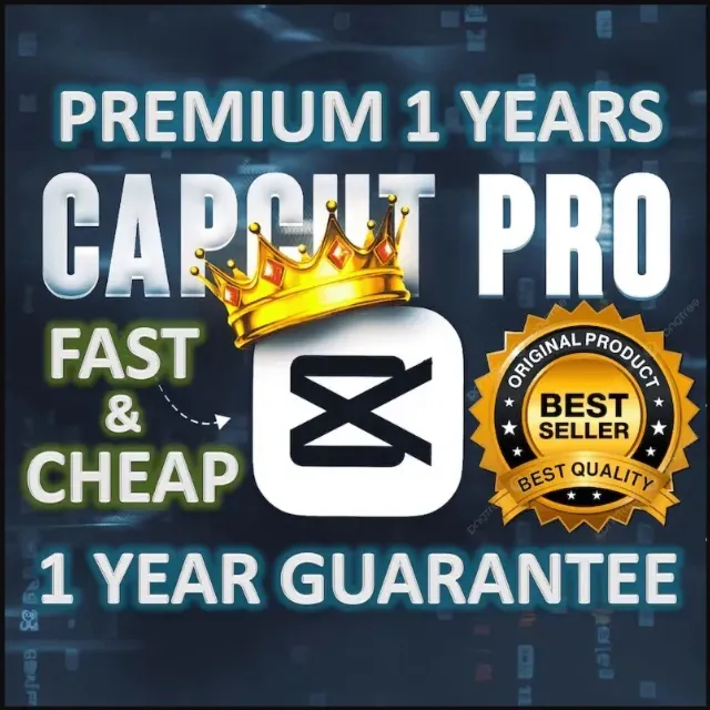 CapCut Pro 1 Year || Fast || Upgrade for Your Account || Warranty Included