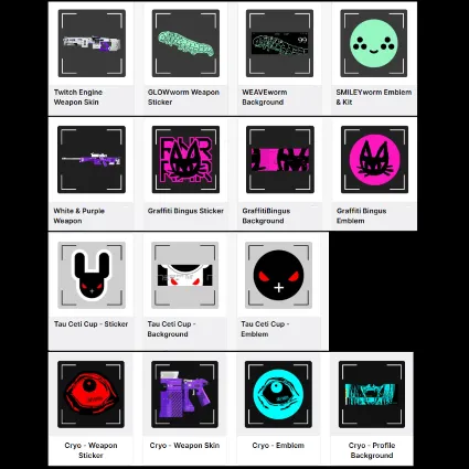 Марафон: 15 предметов: раунды 1+2+3+4 Дроп Twitch: Worm, Bingus, Tau Ceti Cup, Cryo