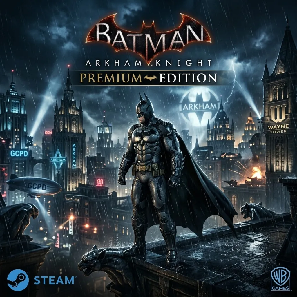 Batman: Arkham Knight Premium Edition (Steam Ключ)