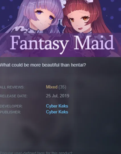 STEAM KEY - Fantasy Maid (18+) - [РФ + REGION FREE/GLOBAL] - Автодоставка