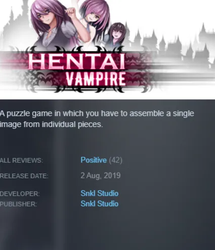 STEAM KEY - Hentai Vampire (18+) - [РФ + REGION FREE/GLOBAL] - Автодоставка