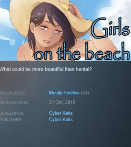 STEAM KEY - Girls on the beach (18+) - [РФ + REGION FREE/GLOBAL] - Автодоставка