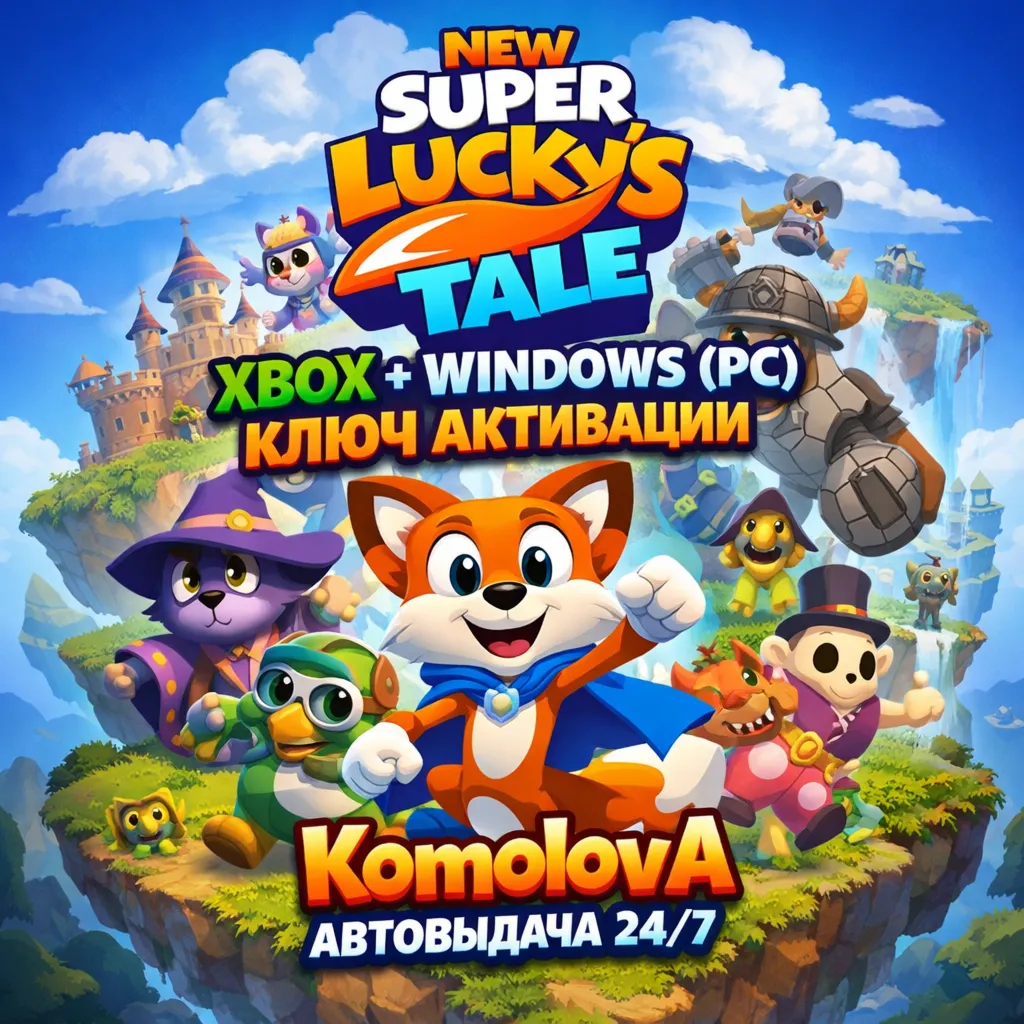 New Super Lucky's Tale Xbox + WINDOWS (PC) КЛЮЧ+