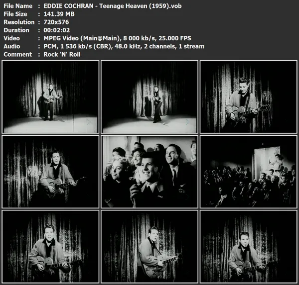 EDDIE COCHRAN - Teenage Heaven