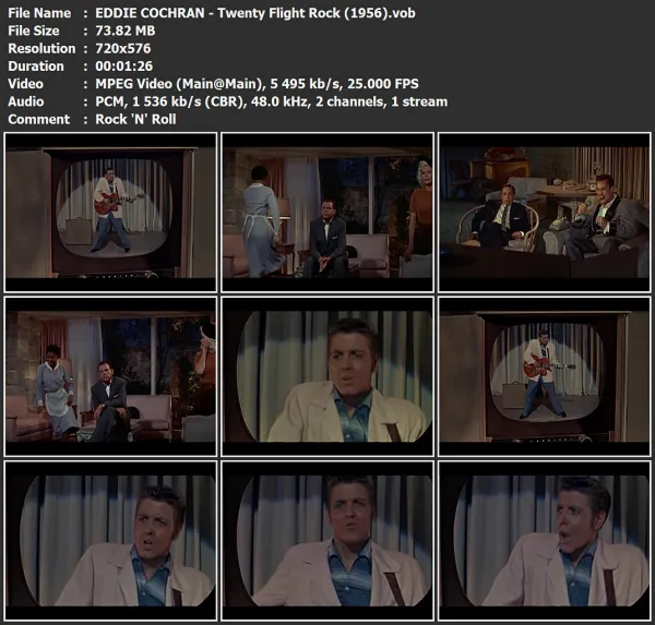 EDDIE COCHRAN - Twenty Flight Rock