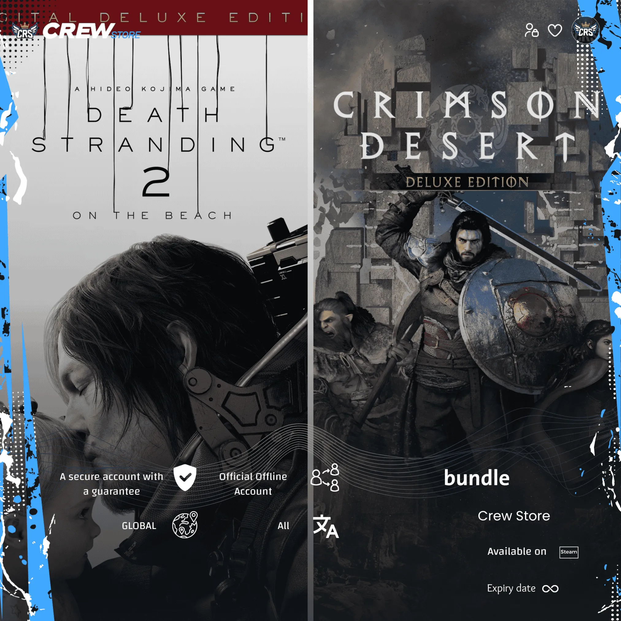Crimson Desert +Death Stranding2 Делюкс-издание | Все DLC | Без региональных ограниче