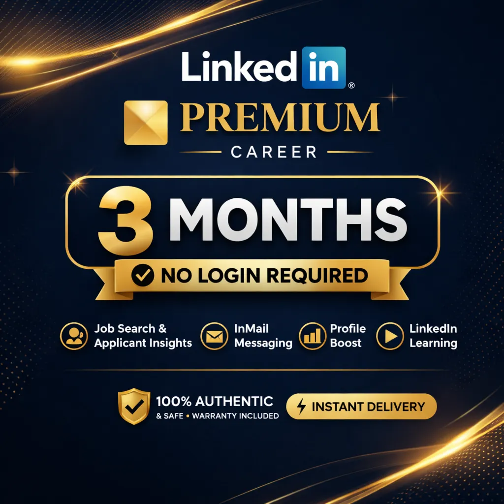 LinkedIn Premium Career – 3 Months Subscription | Invite Link Activation