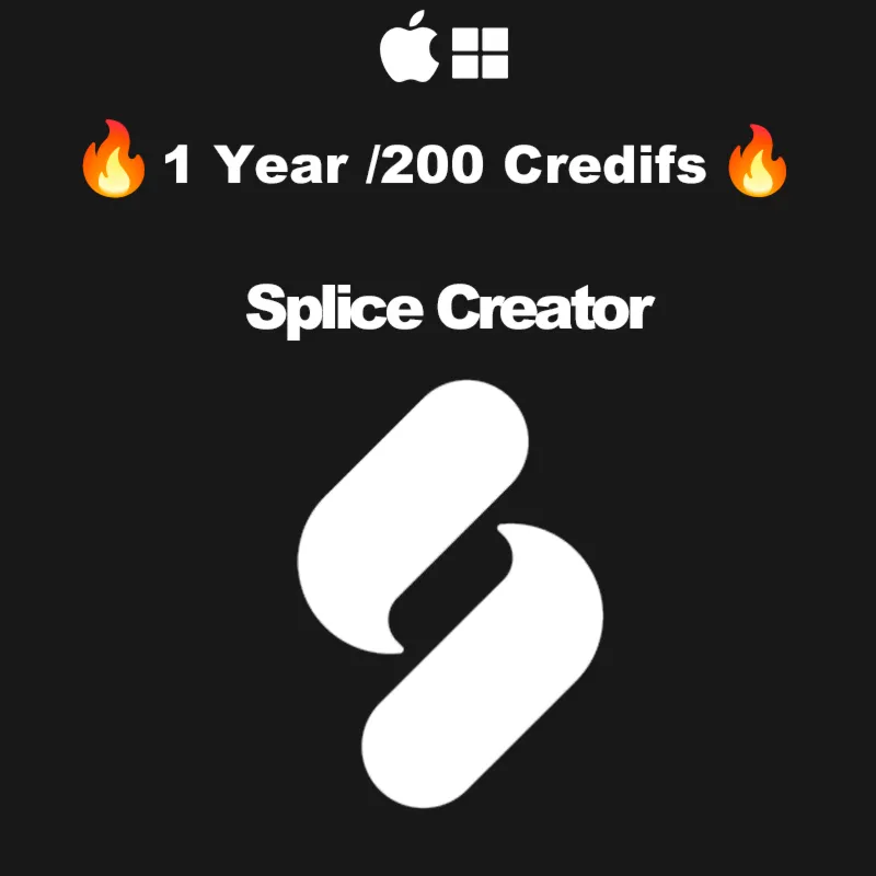Splice Sounds+ 2400 CREDITS for 12months QUICKLY