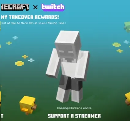 Minecraft**Ключ/код эмоции «Преследование кур»** JAVA и BEDROCK 24/7**