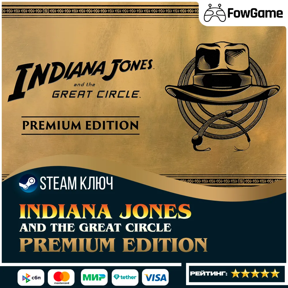  Indiana Jones and the Great Circle: Premium Edition (РУ+СНГ+ТР+Китай) КЛЮЧ STEAM