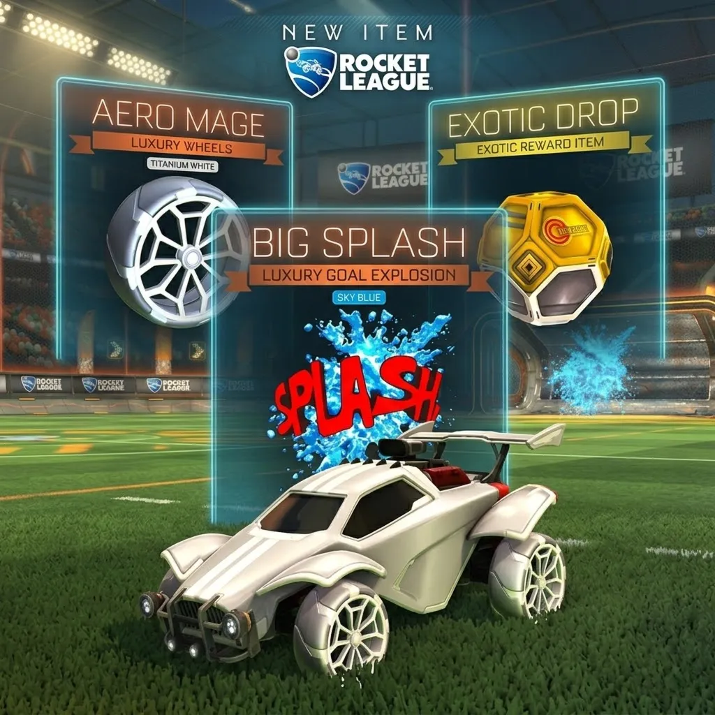 Набор «Aero Splash» для Rocket League • Глобальная версия